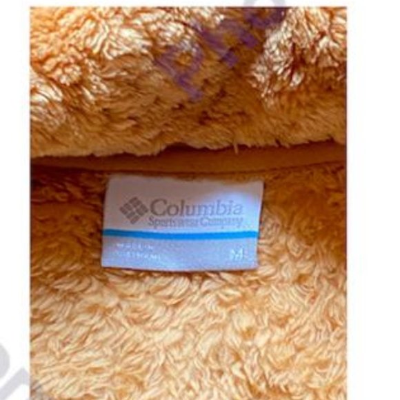 columbia women's fire side II sherpa full zip, canyon gold y verde medium - Picture 8 of 14